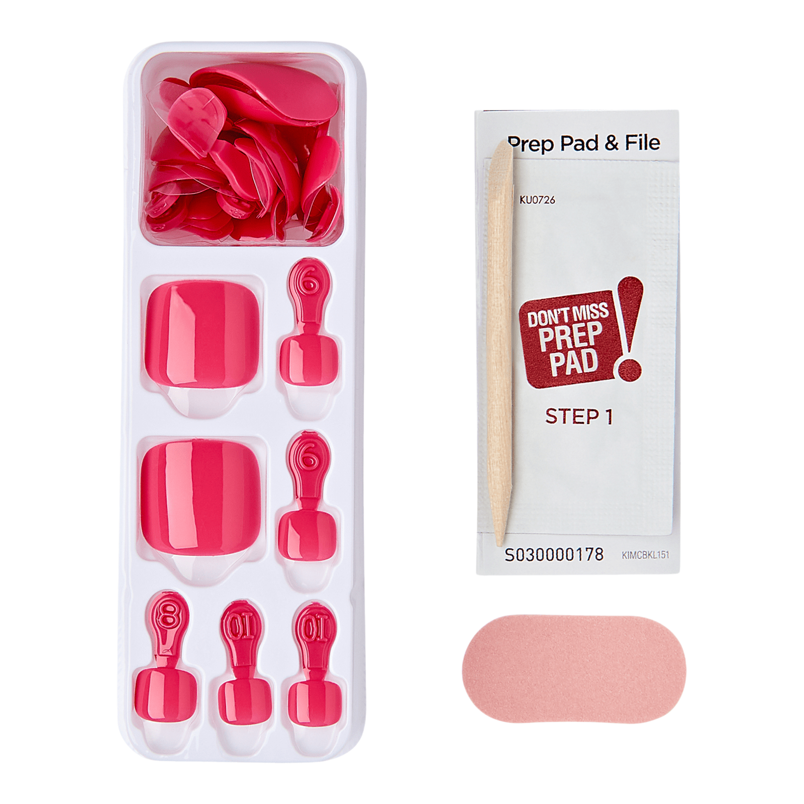 imPRESS Valentine's Day Free Roundabout Press-On Pedicure Toenails