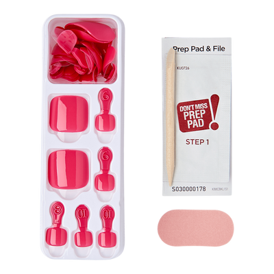 imPRESS Valentine's Day Free Roundabout Press-On Pedicure Toenails