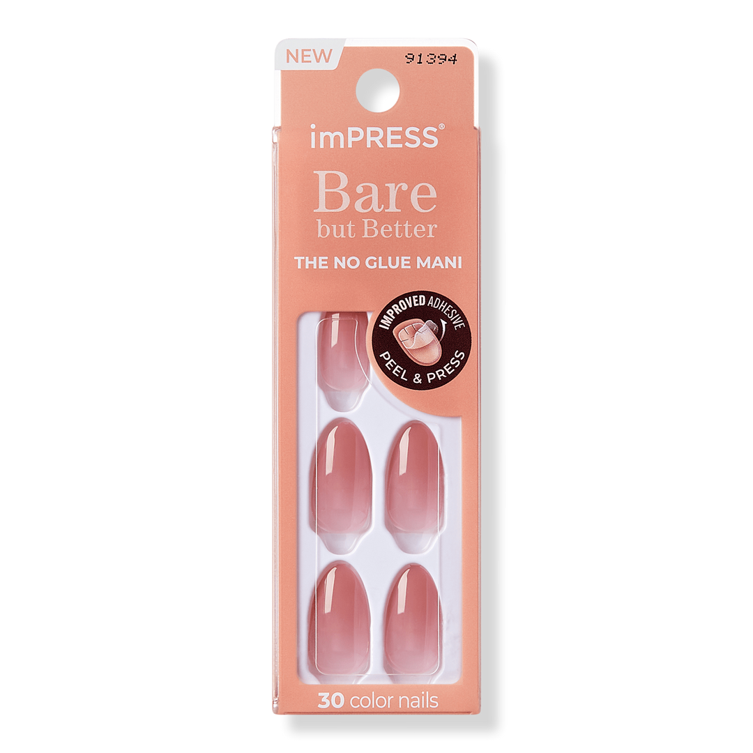 Kiss imPRESS Bare but Better Medium Press On Manicure Nails #1