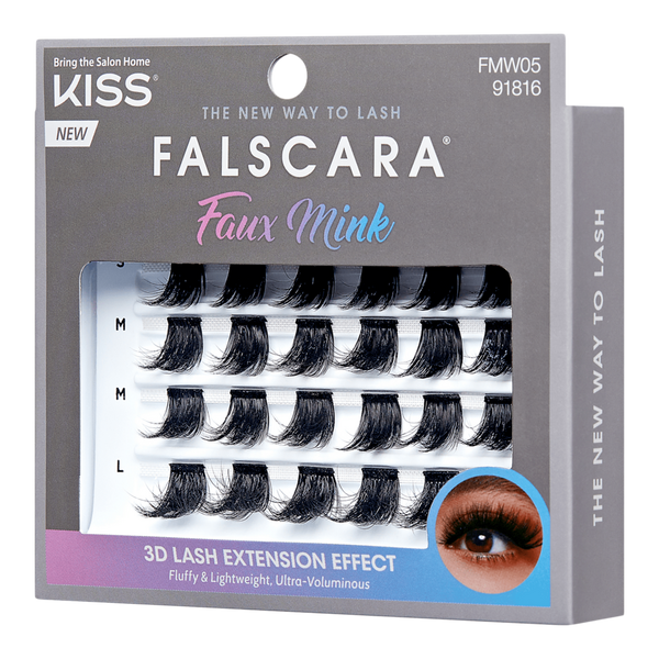 Kiss Falscara False EyeLash Multipack, Faux Mink #3