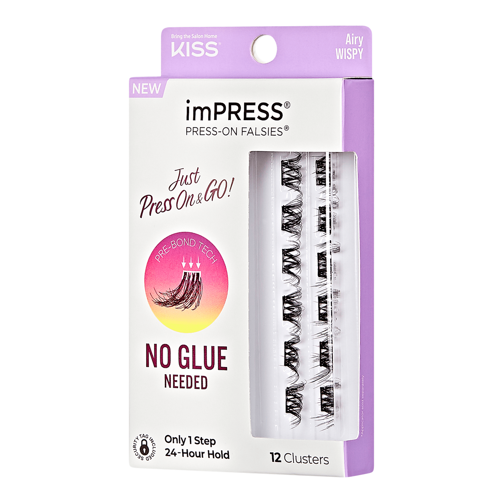 imPRESS Press-On Falsies Eyelash Clusters, Airy Wispy