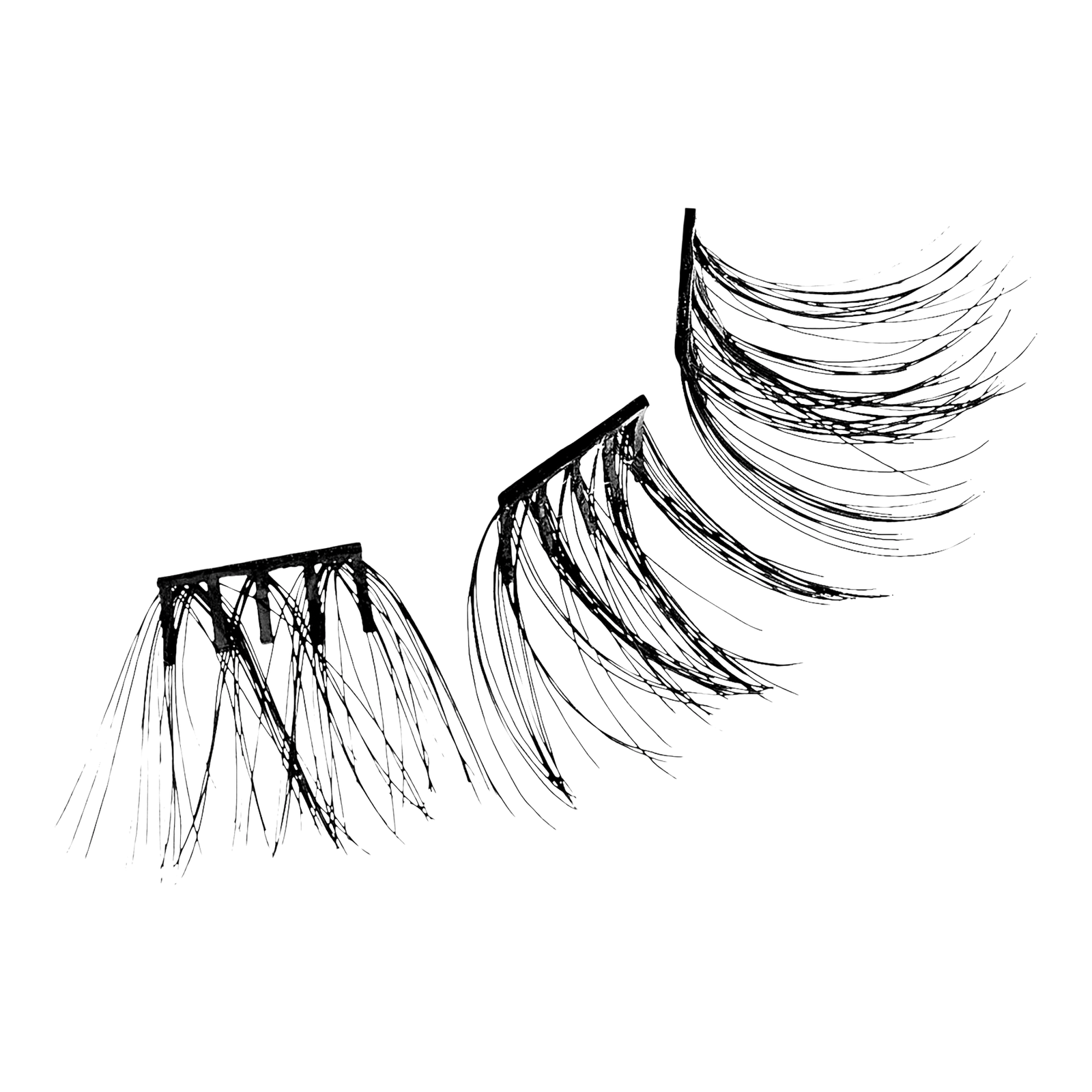 imPRESS Press-On Falsies Eyelash Clusters, Airy Wispy