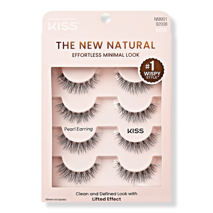 Kiss The New Natural Lash Multipack, Pearl Earring #1
