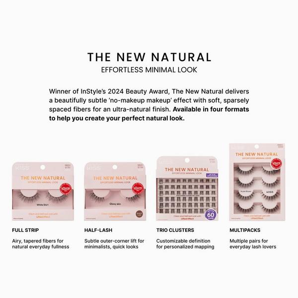Kiss The New Natural Lash Multipack #8