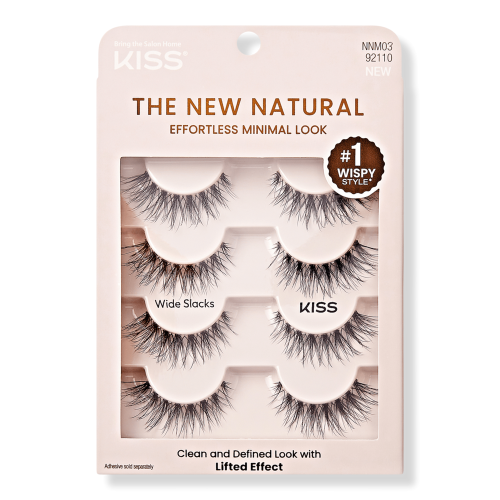 Kiss The New Natural Lash Multipack - Wide Slacks