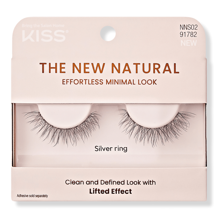 Kiss The New Natural False Eyelashes, Silver Ring #1