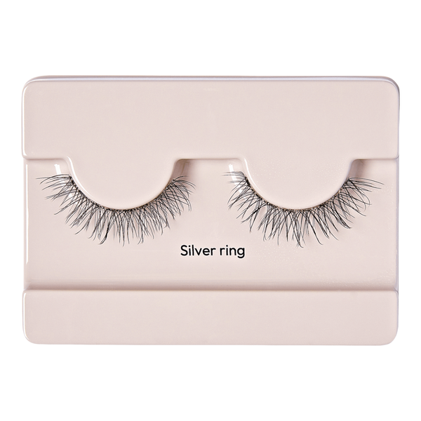 Kiss The New Natural False Eyelashes, Silver Ring #2