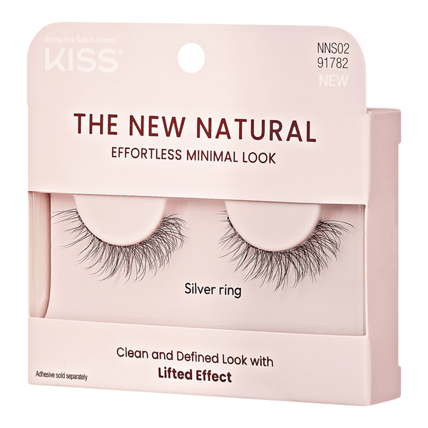 Kiss The New Natural False Eyelashes, Silver Ring #3