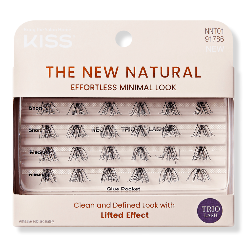 Kiss The New Natural Trio False Eyelashes, Neo