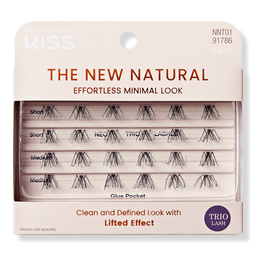 Kiss The New Natural Trio False Eyelashes, Neo