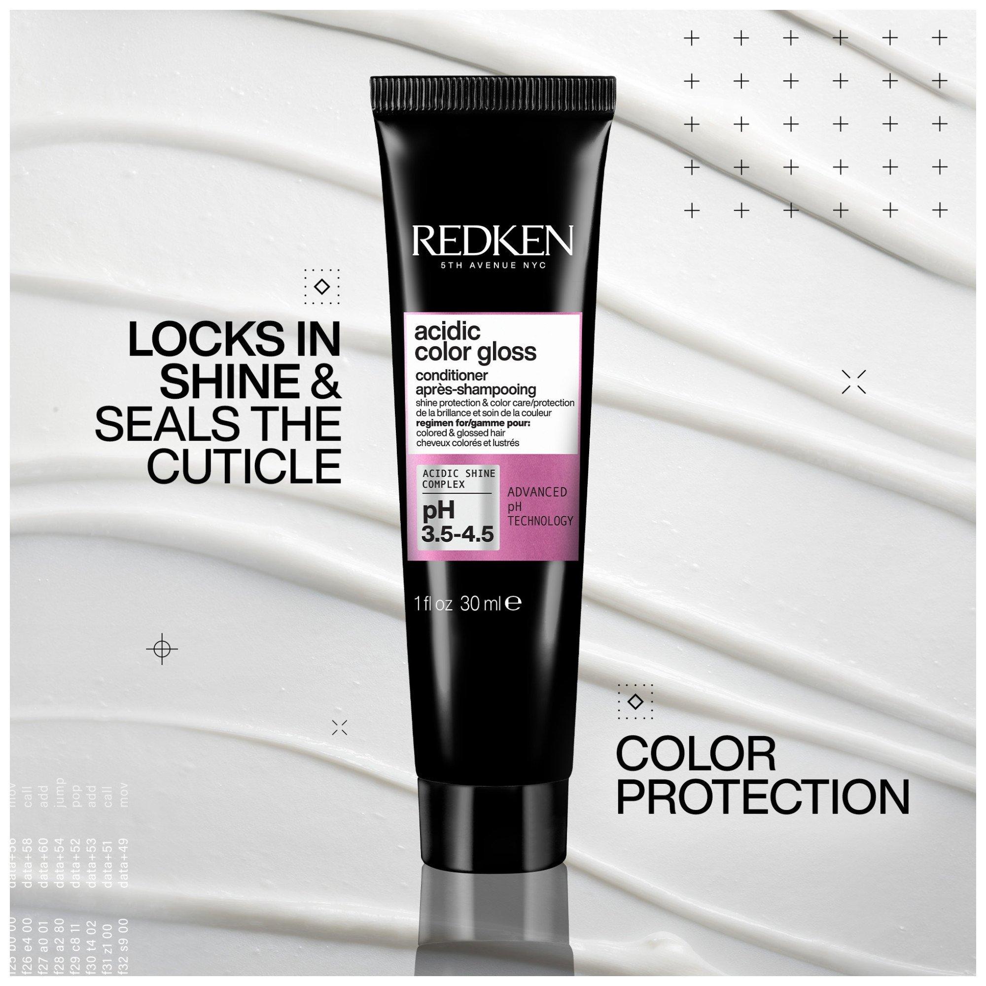 Кондиционер для блеска цвета Redken Acidic Color Gloss, дорожный размер — фото 2