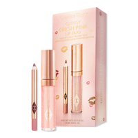 Mini Glossy Pink Lip Gloss + Lip Liner Set