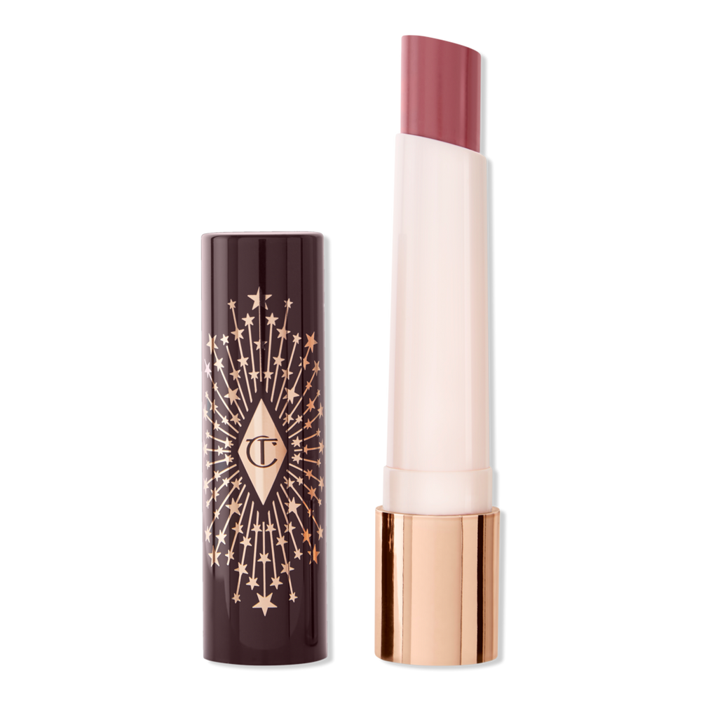 Charlotte Tilbury Hyaluronic Happikiss Lipstick Balm - Pillow Talk In Pink