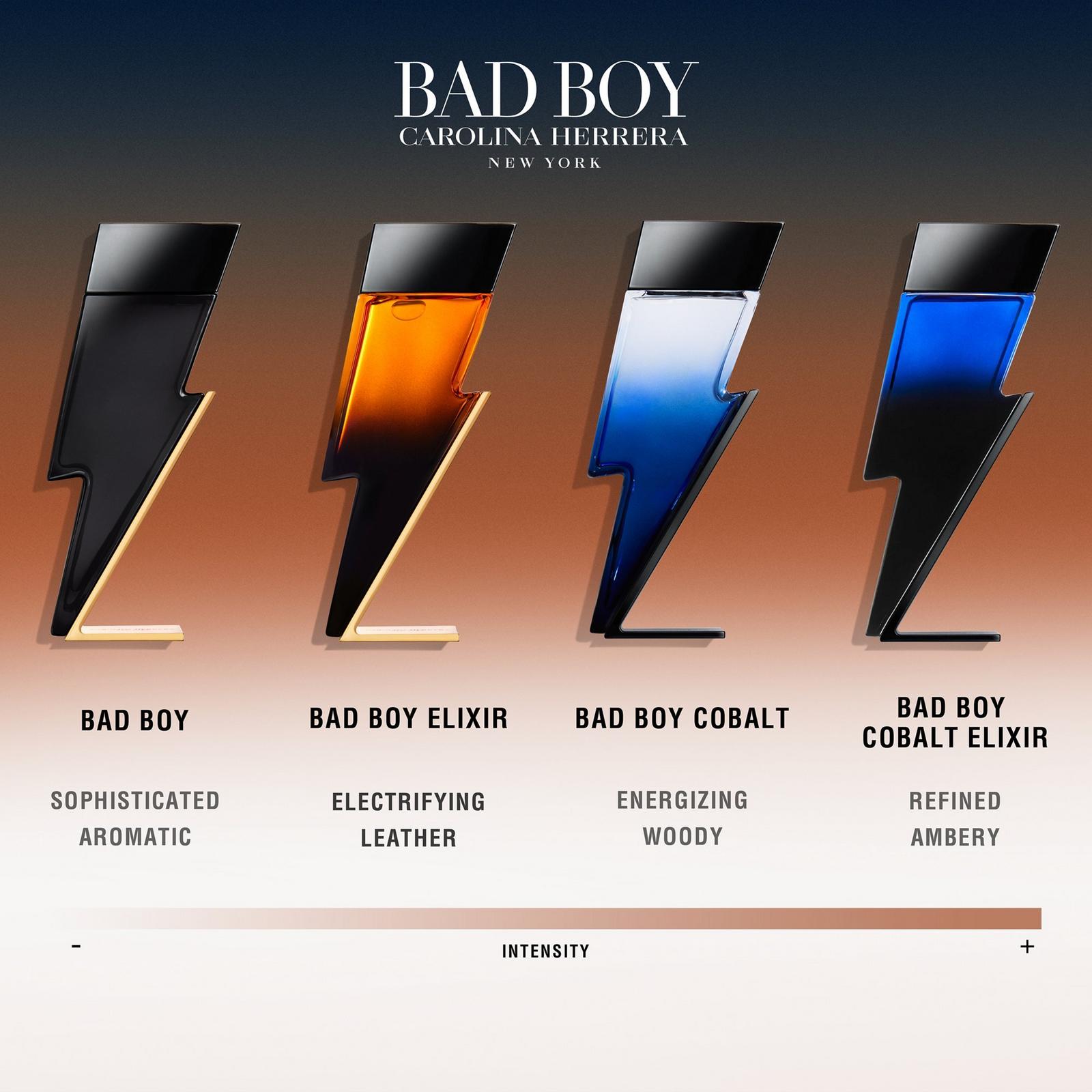 Bad Boy Cobalt Elixir Eau De Parfum Spray By Carolina Herrera - 3.4 oz Bad Boy Cobalt Elixir Eau De Parfum Spray By Carolina Herrera - 3.4 oz