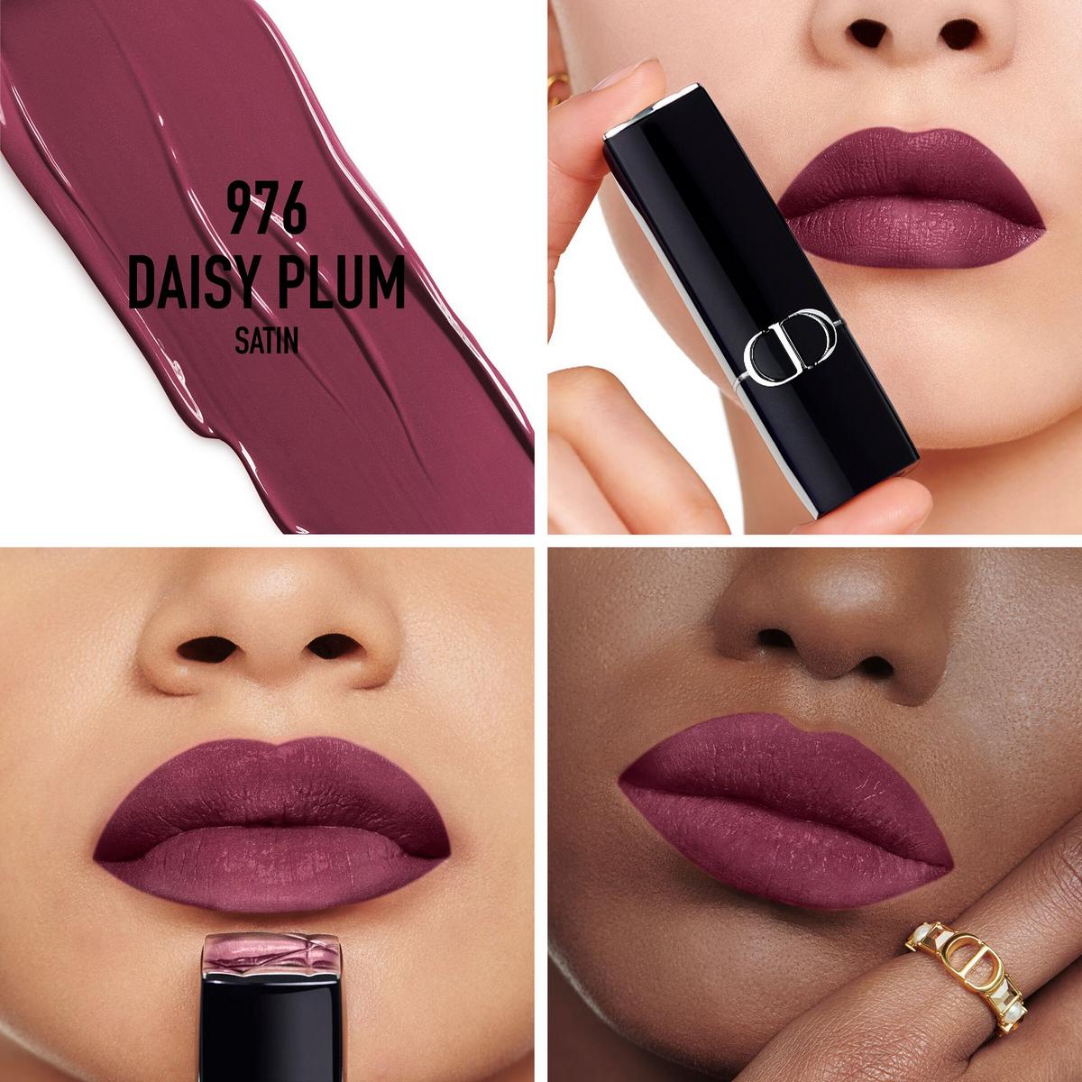 Dior Rouge Satin Lipstick 976 Daisy Plum Satin