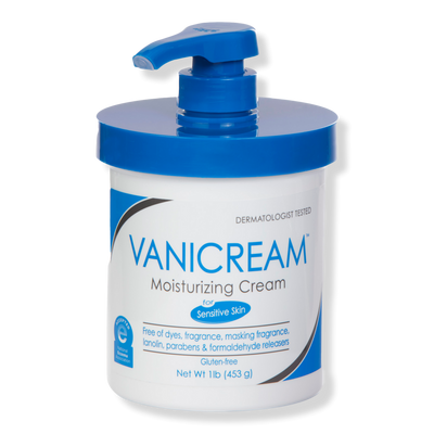 VANICREAM Moisturizing Cream with Pump for Sensitive Skin