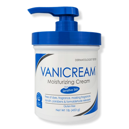 VANICREAM Moisturizing Cream with Pump for Sensitive Skin