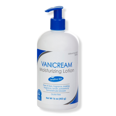 VANICREAM Moisturizing Lotion with Pump for Sensitive Skin