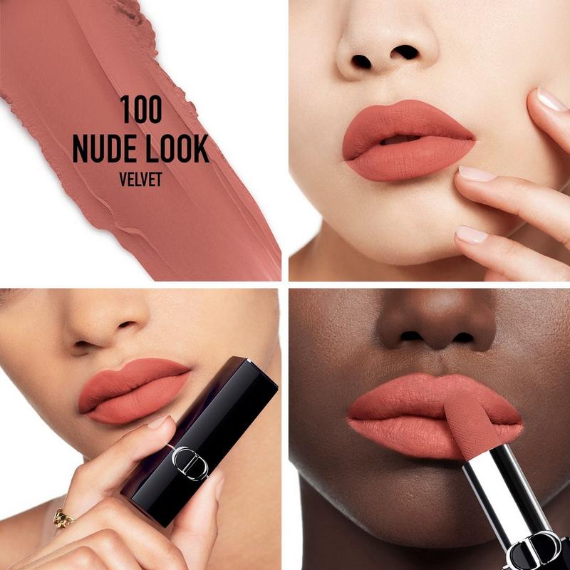 Dior Rouge 100 Nude Look ルージュ ディオール Dior - 100 Nude Look Rouge Dior Lipstick Refill | Ulta Beauty