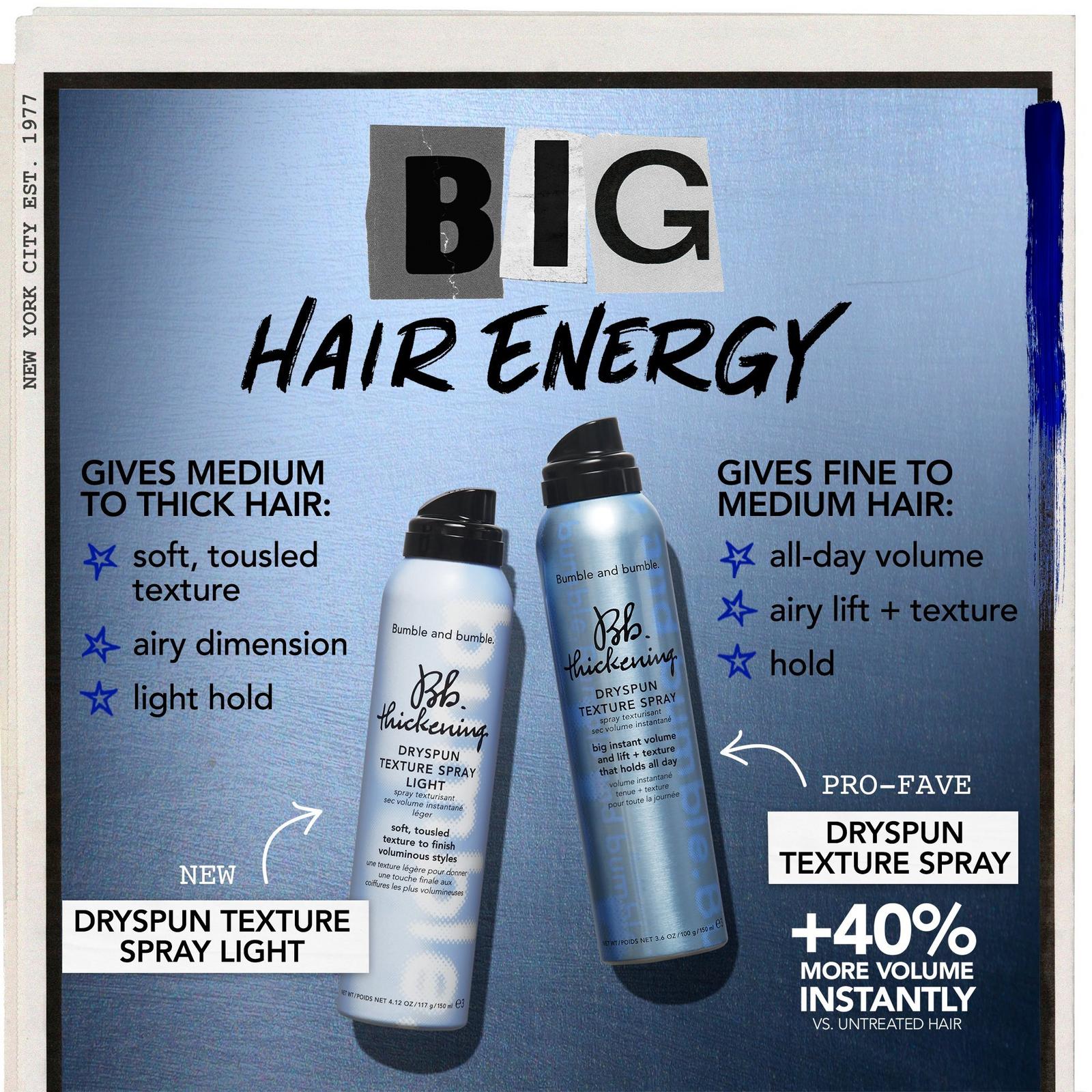 Travel Size Thickening Dryspun Texture Spray Light