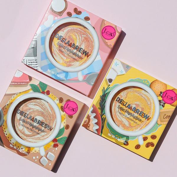 J.Cat Beauty Deja Brew Latte Highlighter #3
