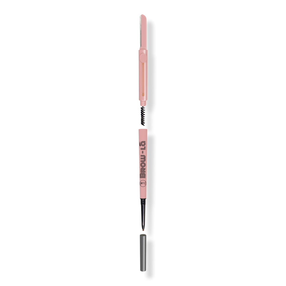 J.cat Beauty Brow-la 3 In1 Mapping & Shaping Brow Pencil - Charcoal Grey In Gray