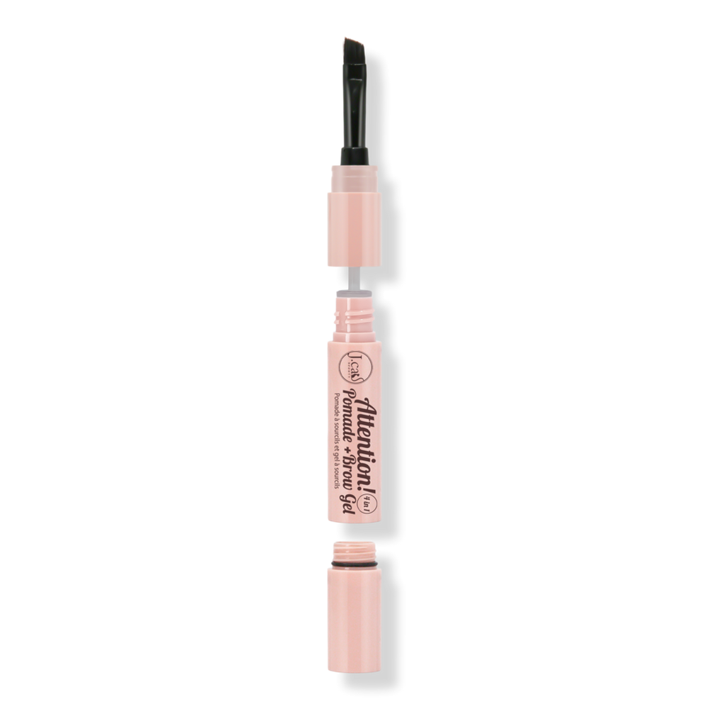 J.cat Beauty Attention! 4 In1 Pomade Brow Gel - Dark Brown In Brown