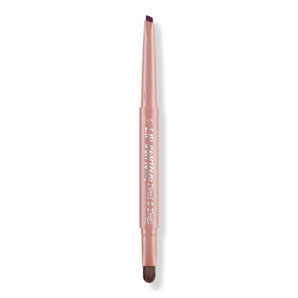 J.cat Beauty Plumping Lip Contour Pencil & Brush - Rose Mauve In Pink