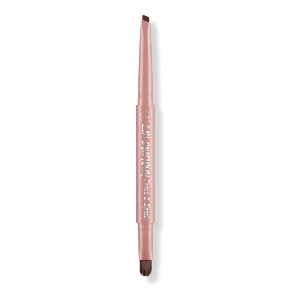 J.cat Beauty Plumping Lip Contour Pencil & Brush - Berry Deep Plum