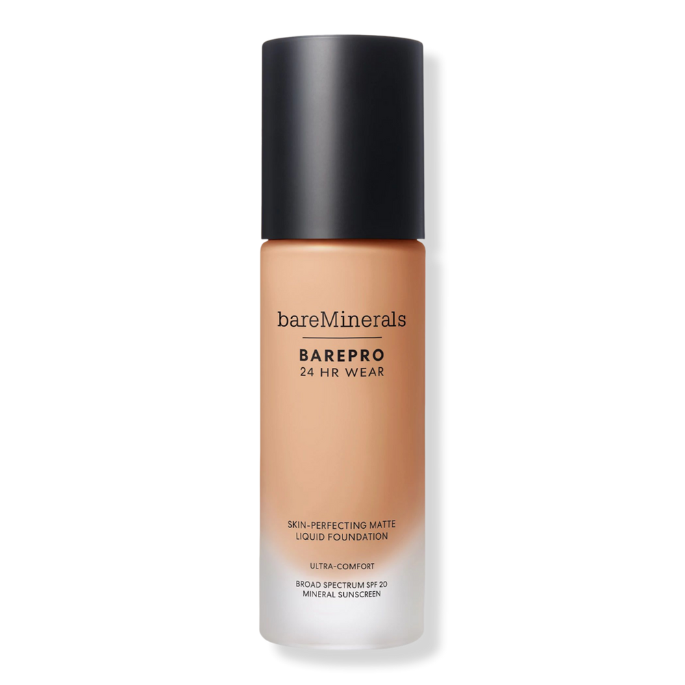 Bareminerals Barepro 24hr Wear Skin-perfecting Matte Liquid Foundation Mineral Spf 20 - Medium 32 Cool