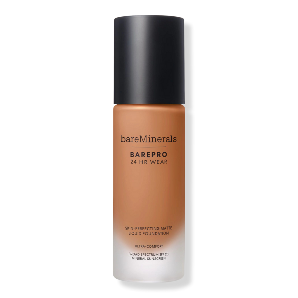 Bareminerals Barepro 24hr Wear Skin-perfecting Matte Liquid Foundation Mineral Spf 20 - Medium Deep 46 Cool
