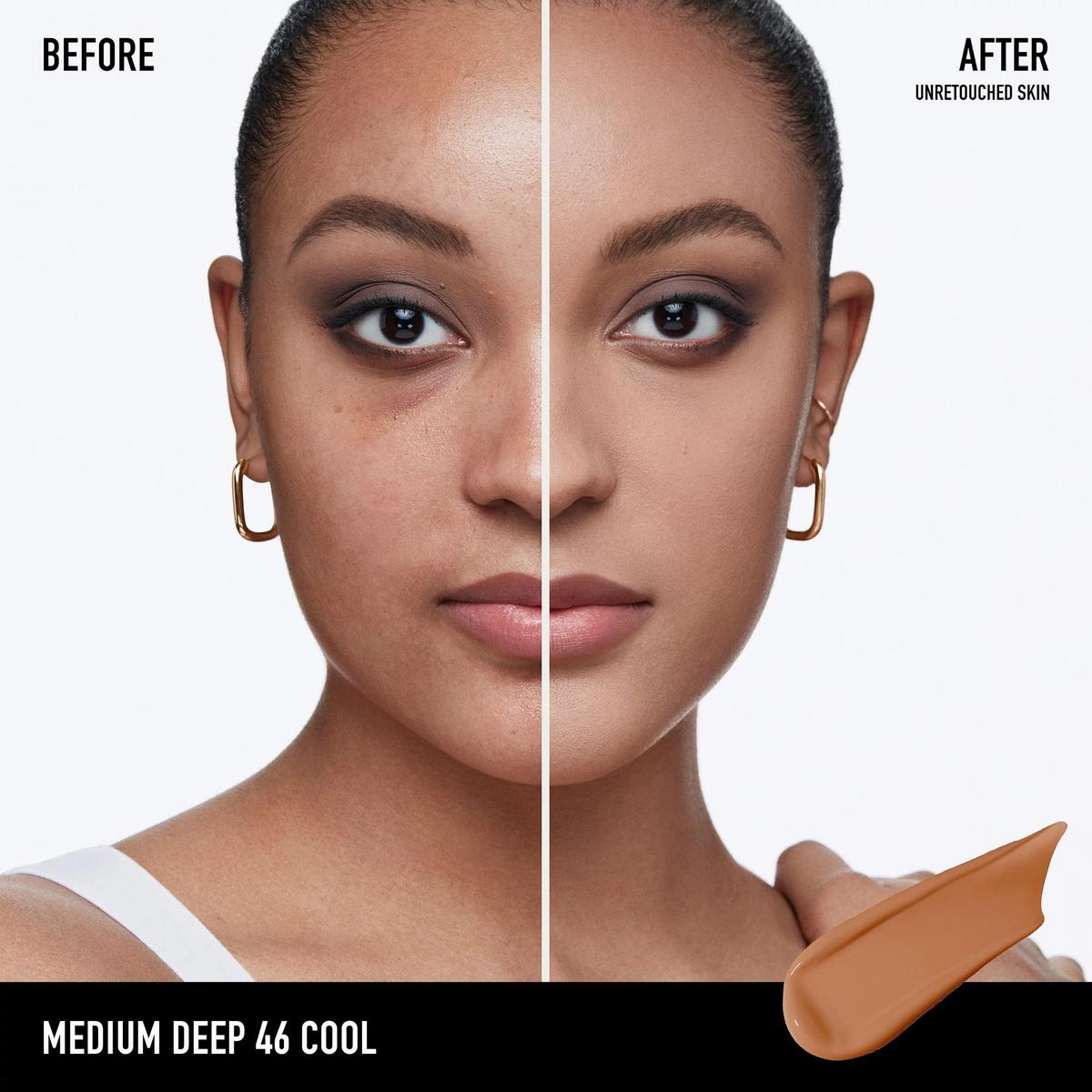 BAREPRO 24HR Wear Skin-Perfecting Matte Liquid Foundation Mineral SPF 20 - Medium Deep 46 Cool