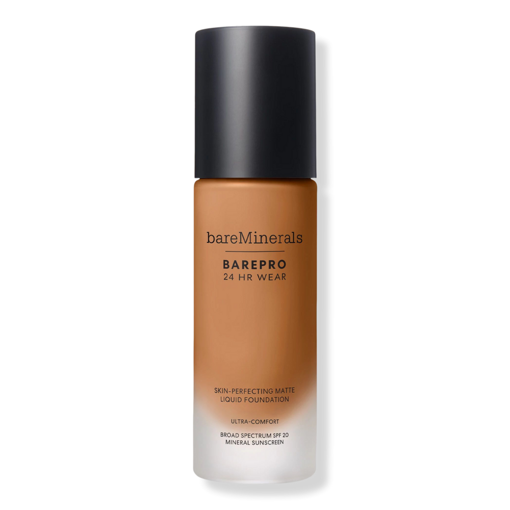 Bareminerals Barepro 24hr Wear Skin-perfecting Matte Liquid Foundation Mineral Spf 20 - Medium Deep 46 Neutral