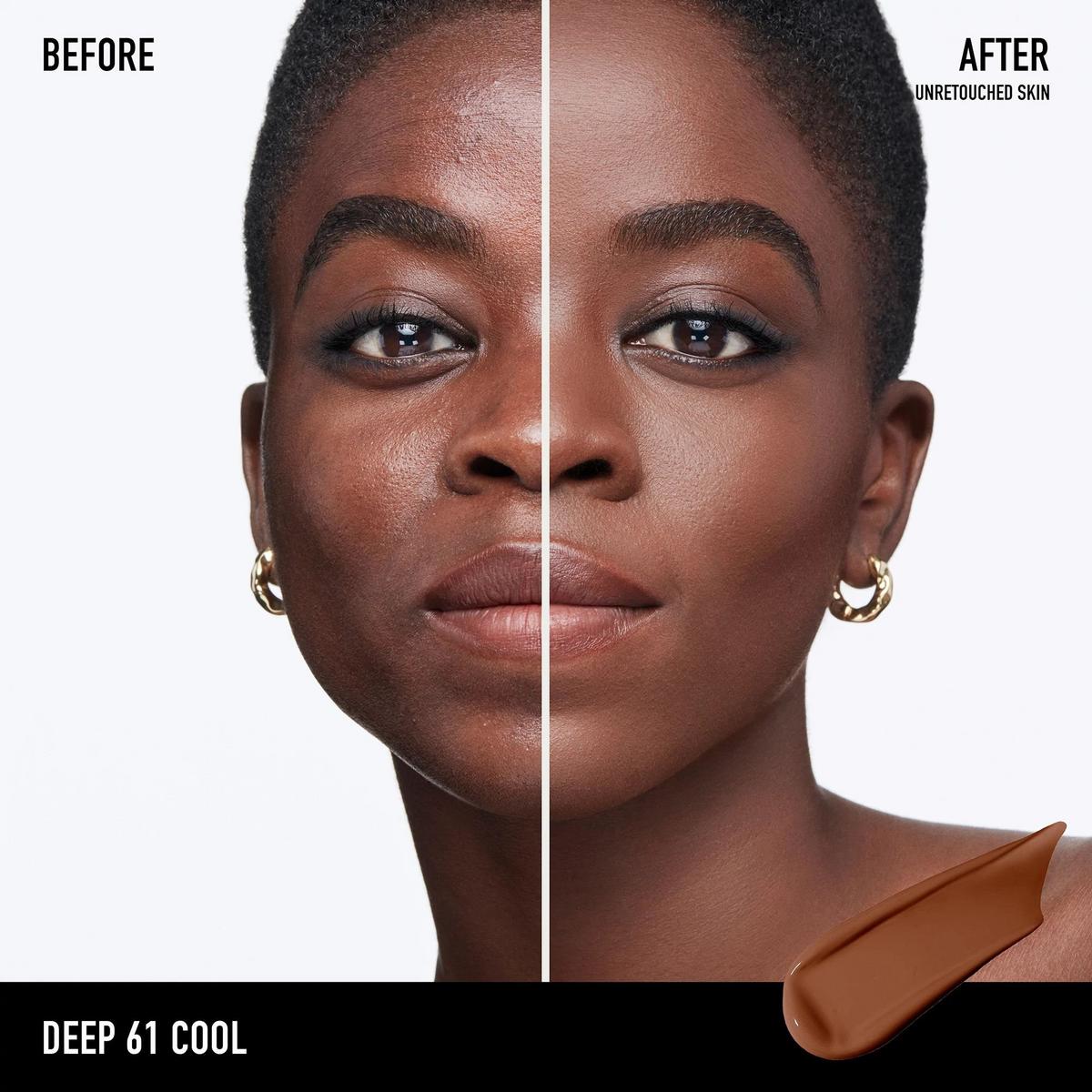 BAREPRO 24HR Wear Skin-Perfecting Matte Liquid Foundation Mineral SPF 20 - Deep 61 Cool