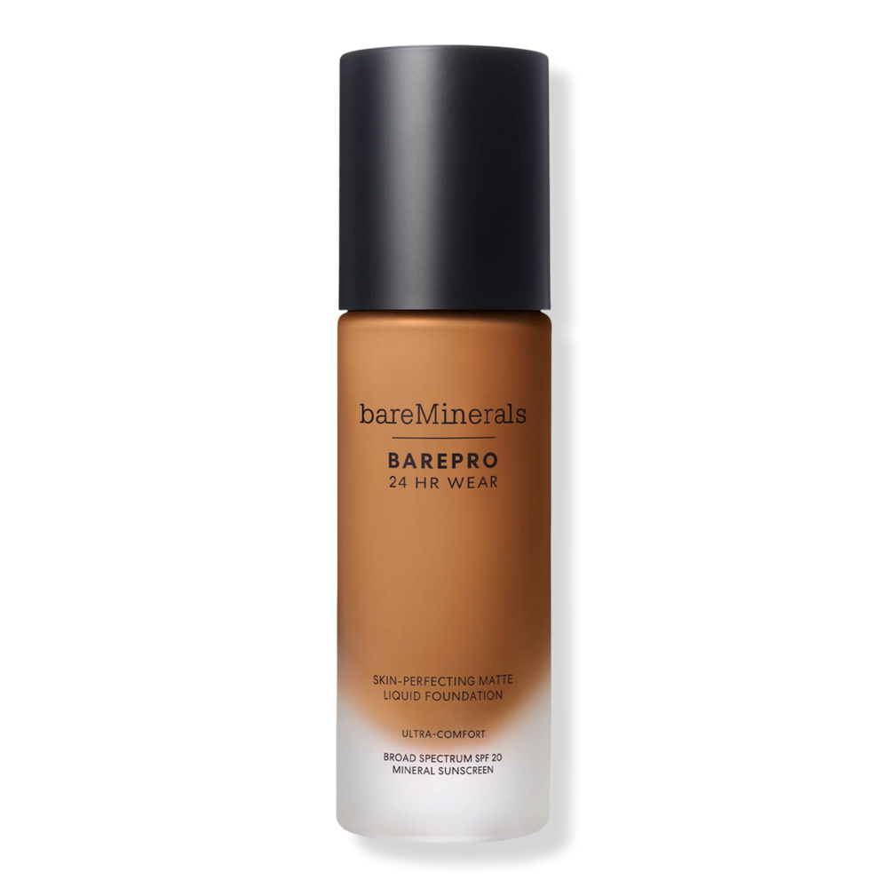 Bareminerals Barepro 24hr Wear Skin-perfecting Matte Liquid Foundation Mineral Spf 20 - Deep 51 Warm