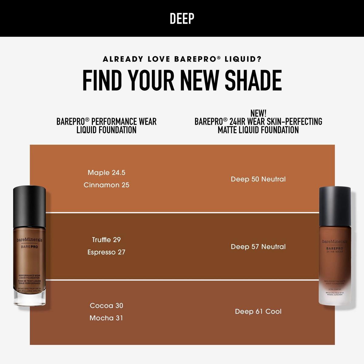 BAREPRO 24HR Wear Skin-Perfecting Matte Liquid Foundation Mineral SPF 20