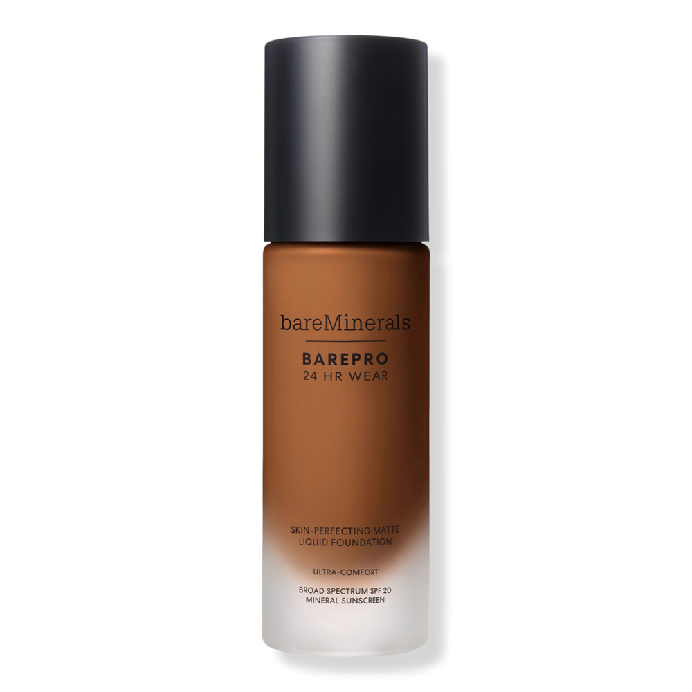 Bareminerals Barepro 24hr Wear Skin-perfecting Matte Liquid Foundation Mineral Spf 20 - Deep 55 Warm