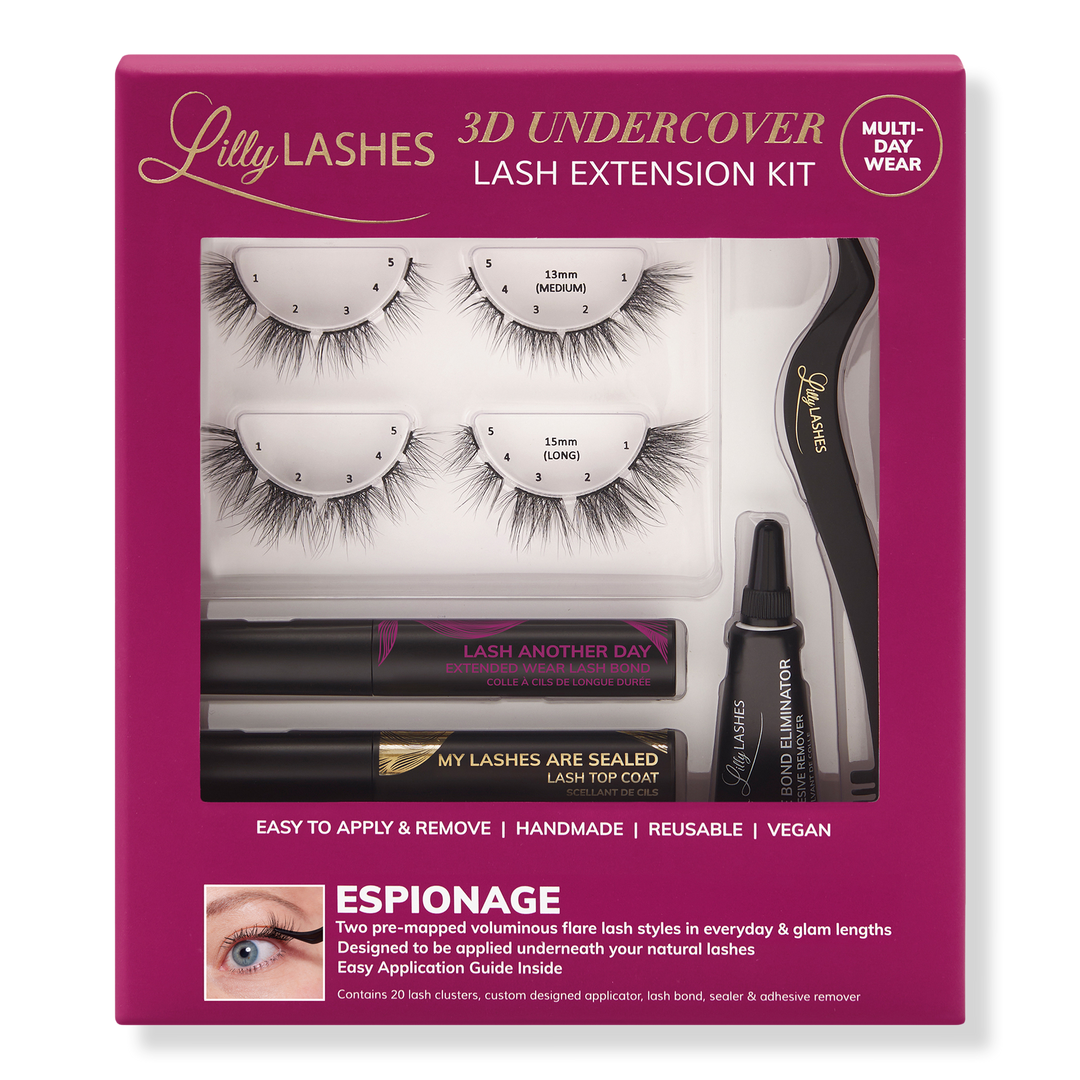 Lilly Lashes Espionage 3D Undercover Lash Extension Kit #1