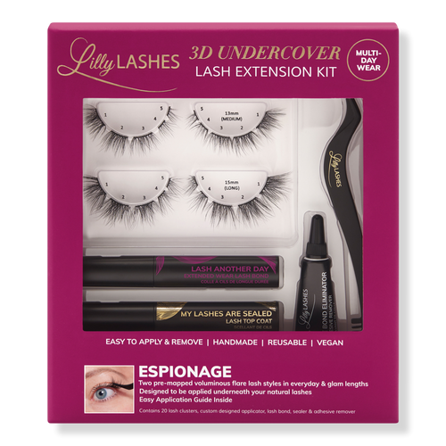 Lilly Lashes Espionage 3D Undercover Lash Extension Kit Ulta Beauty
