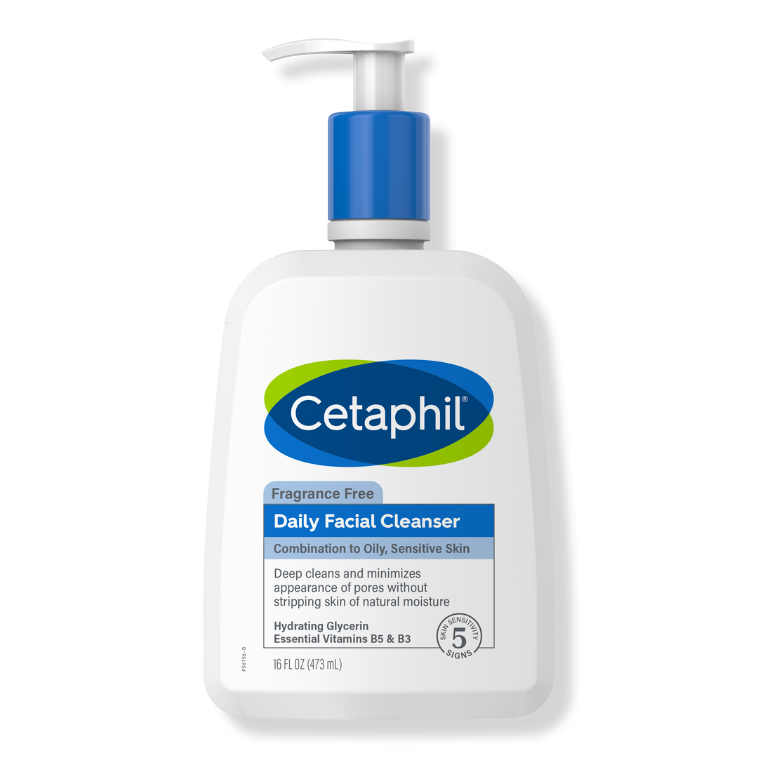 Cetaphil Daily Facial Cleanser Face Wash Fragrance Free for Sensitive Skin #1