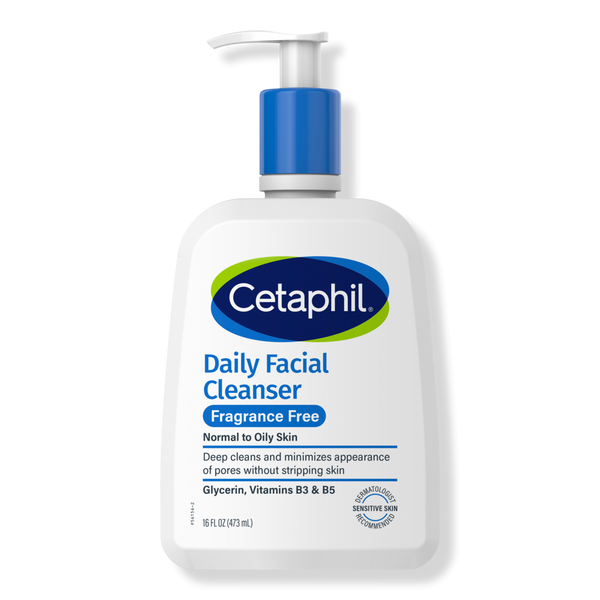 Cetaphil Daily Facial Cleanser Face Wash Fragrance Free for Sensitive Skin #1