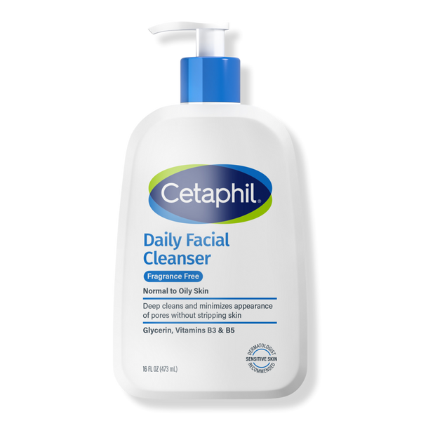 Daily Facial Cleanser Face Wash for Sensitive Skin Cetaphil