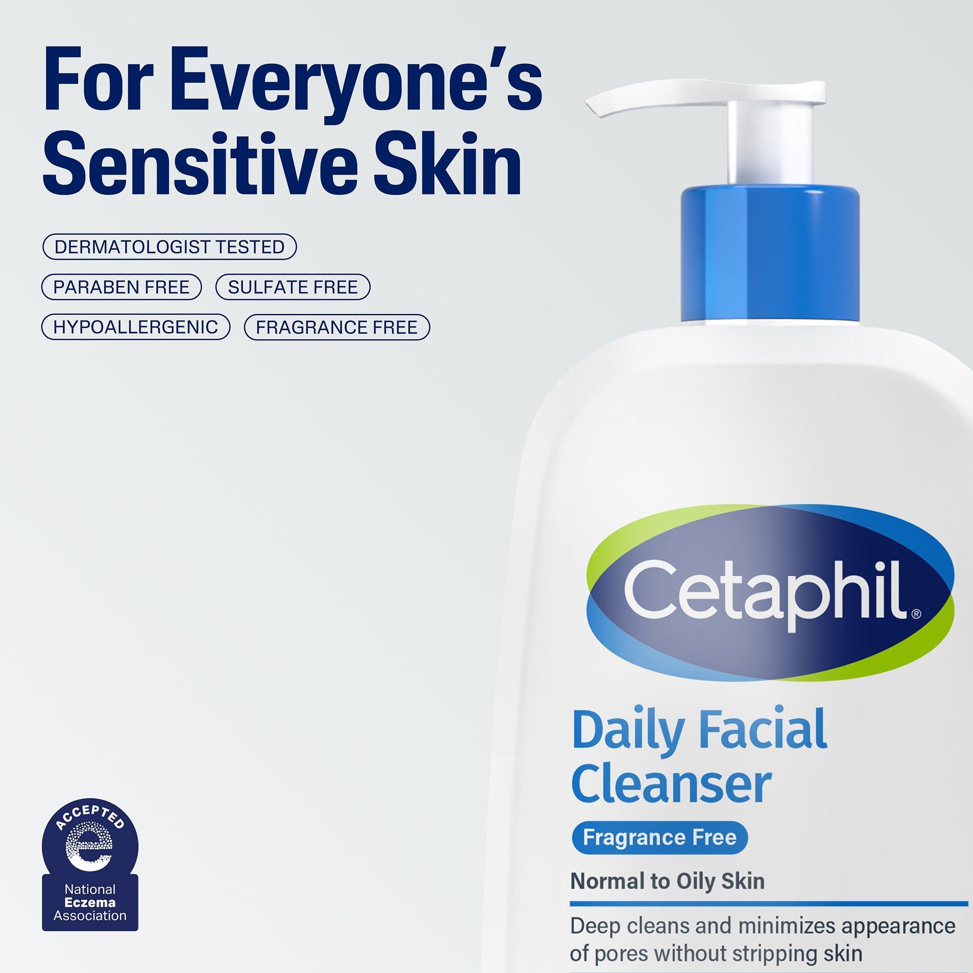 Очищающее средство для лица без отдушки Cetaphil Daily для чувствительной кожи — фото 3