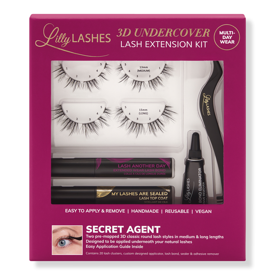 Lilly Lashes Secret Agent 3D Undercover Lash Extension Kit #1