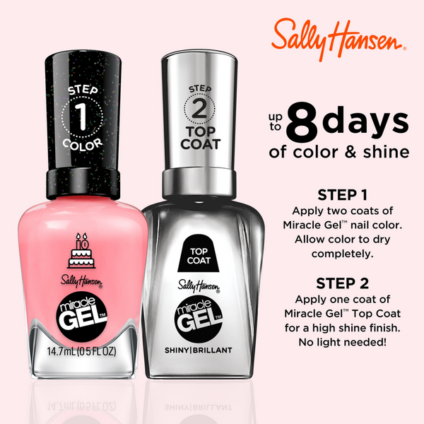 Sally Hansen Miracle Gel Nail Polish, Pinks & Purples #5