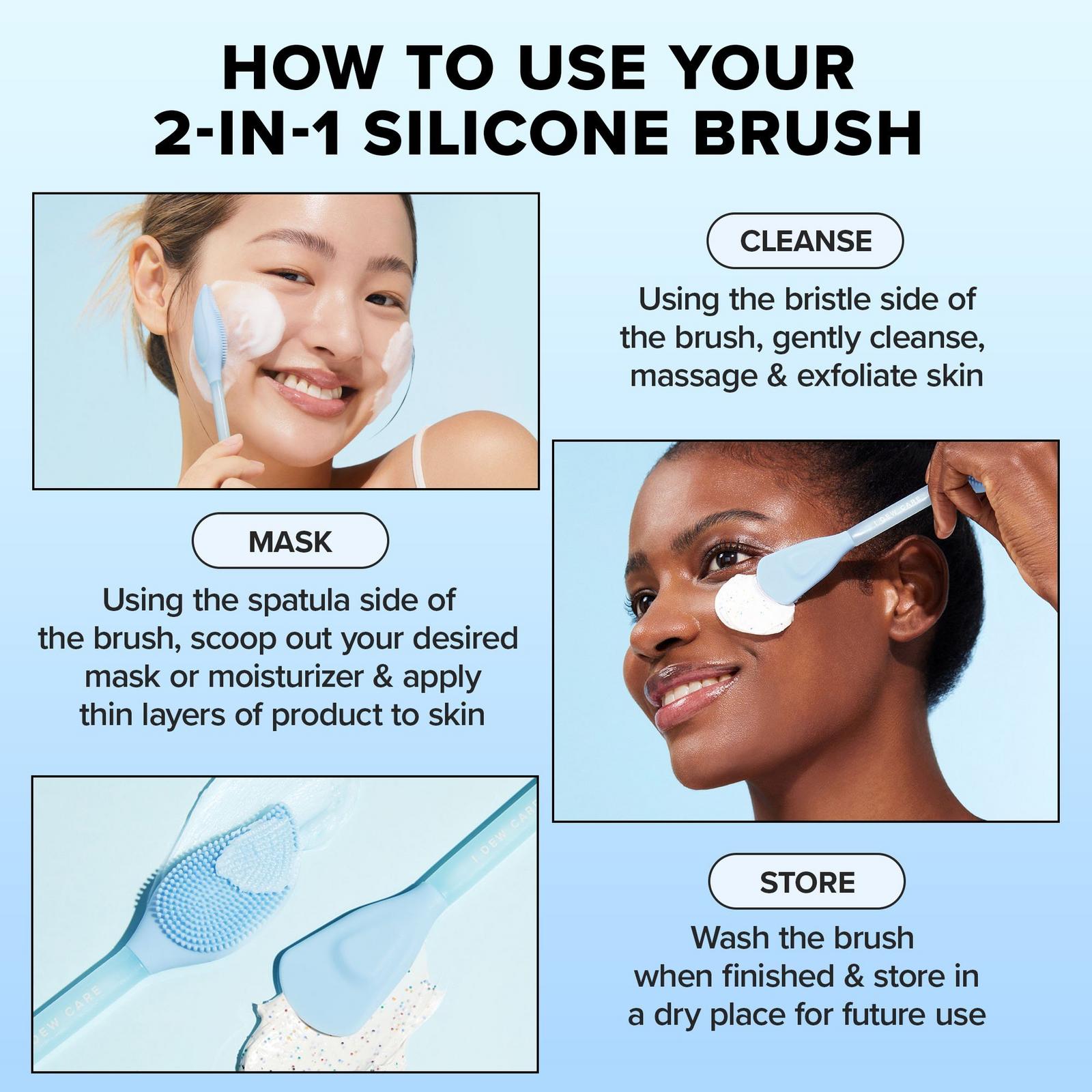 2-in-1 Silicone Mask Brush