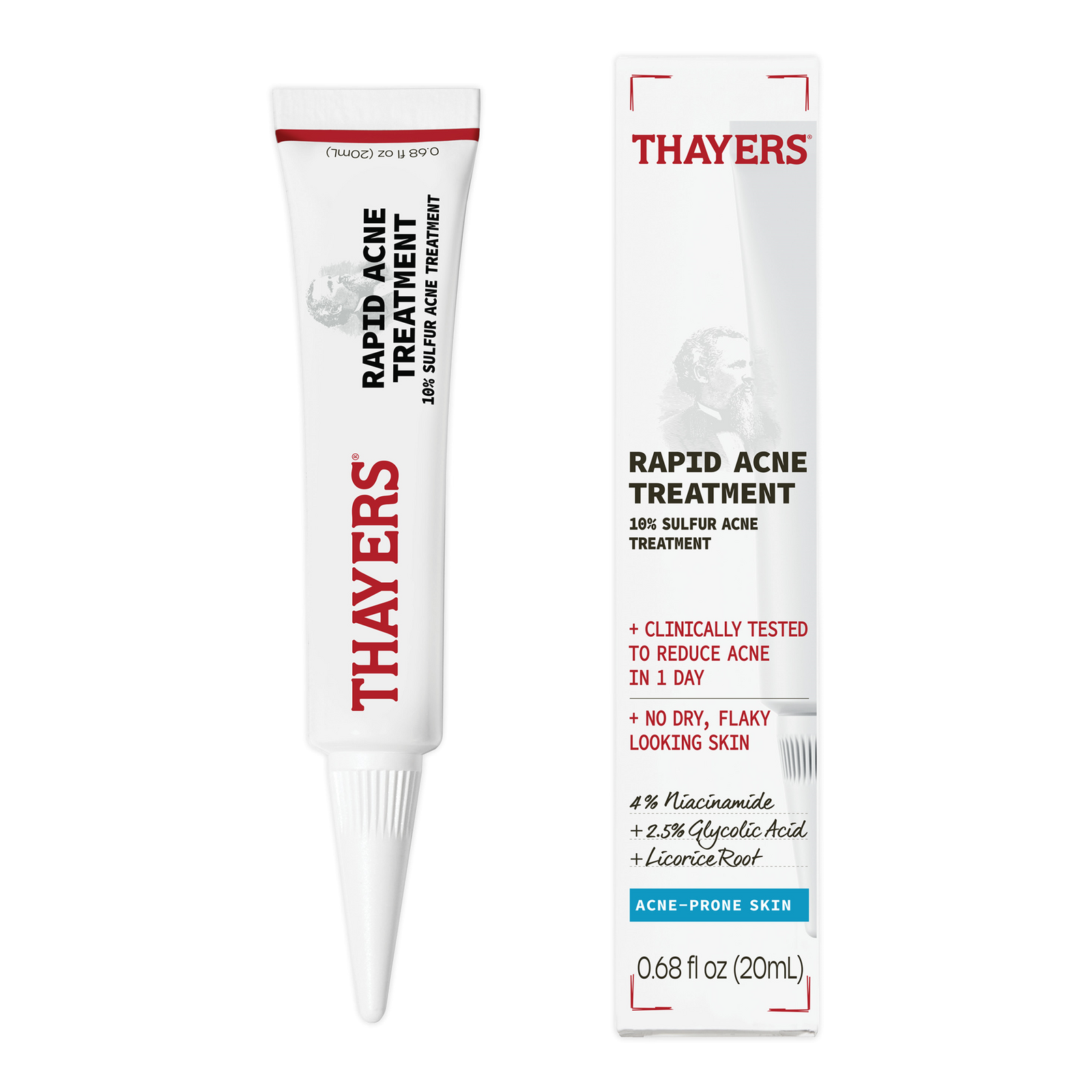 Rapid Acne Spot Treatment with Niacinamide and 10% Sulfur