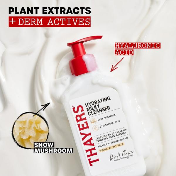 Thayers Hydrating Milky Facial Cleanser with Snow Mushroom and Hyaluronic Acid #2