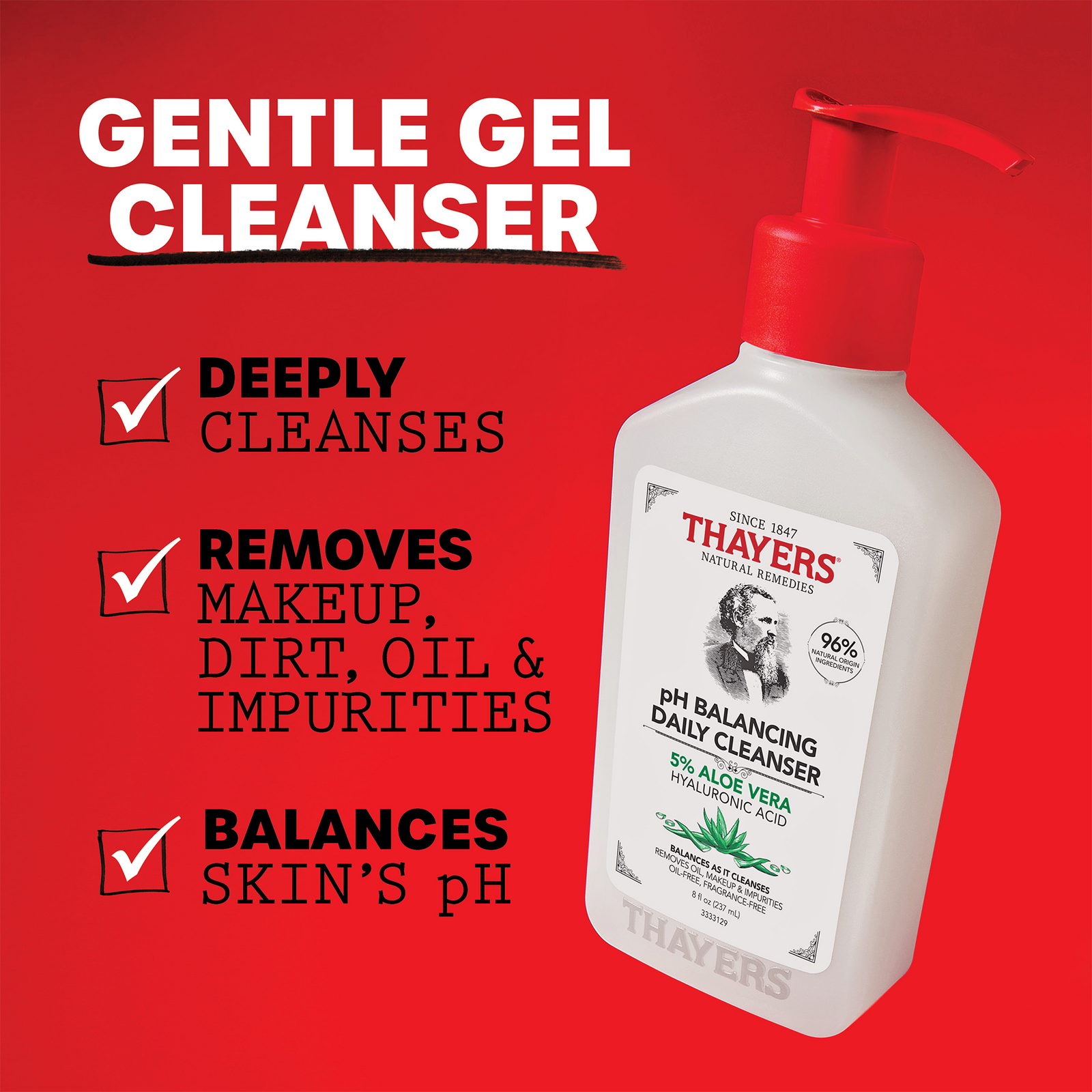 pH Balancing Daily Cleanser with Aloe Vera