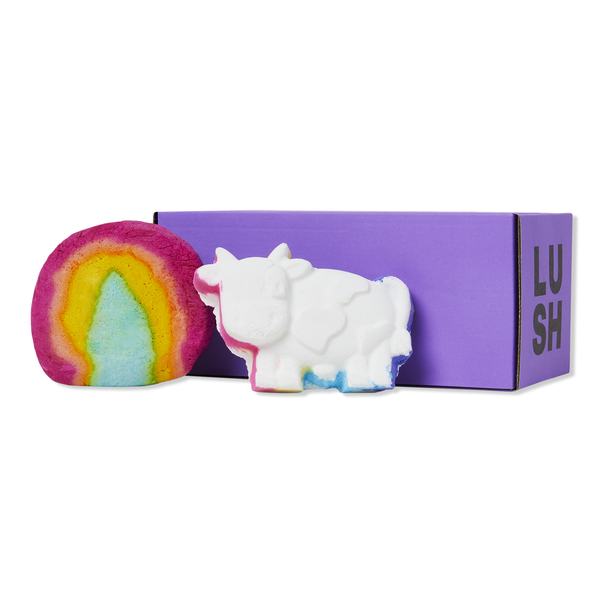 LUSH The Cow Jumped Over The Rainbow Bathing Duo #1